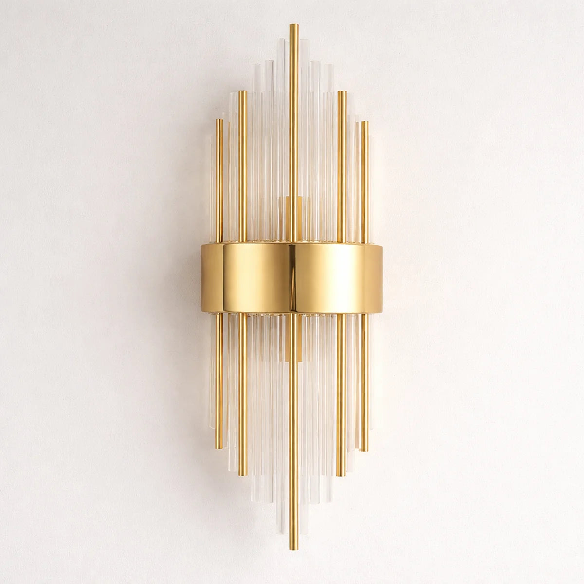 Wandlamp Udine – Glas Goud – afbeelding 2